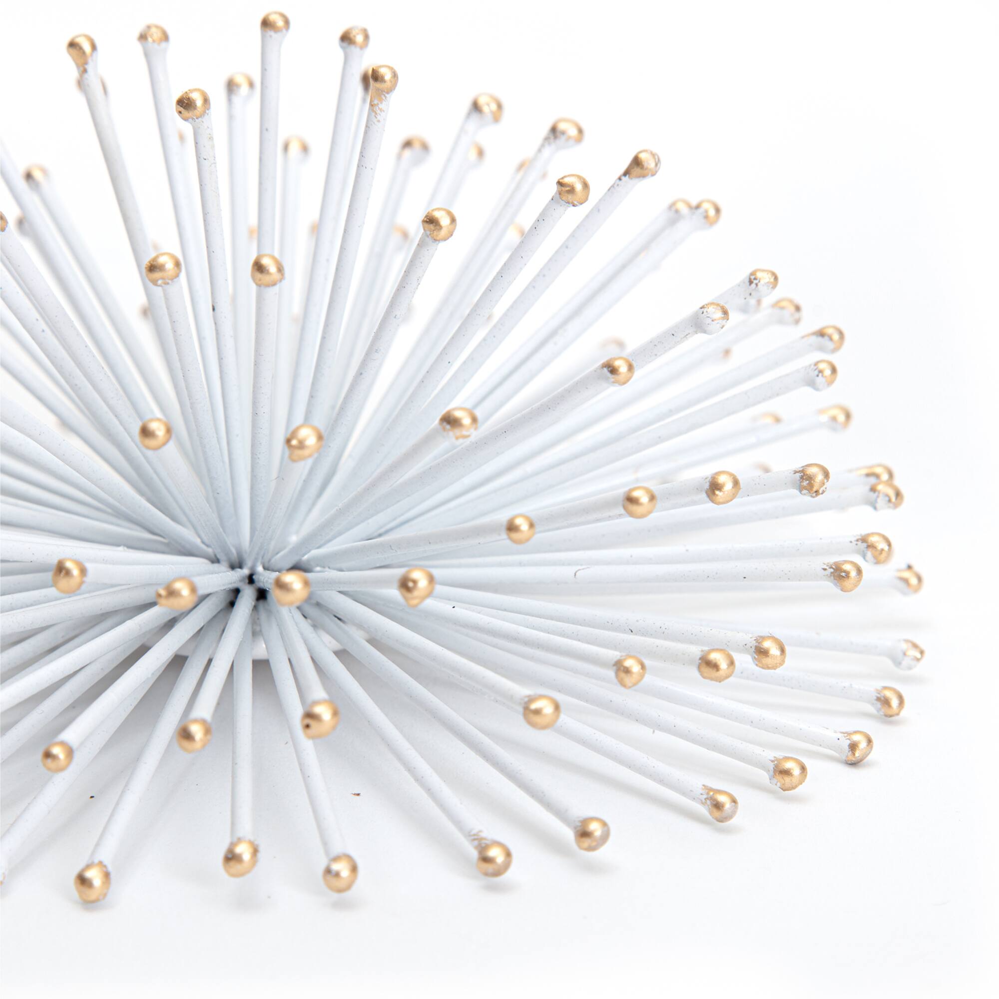 Habitat Decor White & Gold Starburst Metal Wall Art Set